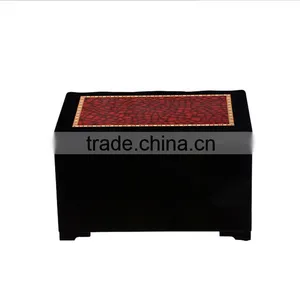 Chinese Factories Wholesale Custom Luxurious Wooden Jewelry Box, Black Drawer Storage Box thumbnail-5