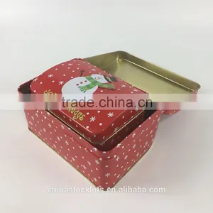 2017 New Design Christmas Printing Tin Gift Box Can 2pc Set thumbnail-4