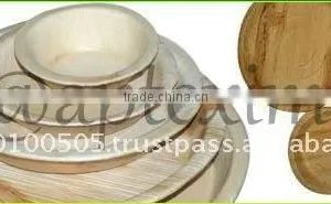 Natural Areca Nut Leaf Plate Eco Friendly Plate thumbnail-1