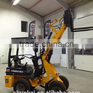 Chinese CE 4WD Good Quality Mini Wheel Loader thumbnail-5