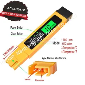 Portable Digital TDS-3 Pen Water Quality Purity Tester TDS EC Meter Water Filter Measuring With Titanium Alloy thumbnail-1