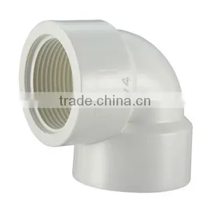 Pvc Pipes and Fittings Pvc 90 Degree Threaded Elbow Pvc Elbow Fitting thumbnail-1