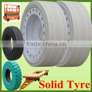 Well-reputed Airport 4.00x8 Non Marking Solid Tires With Good Price thumbnail-1