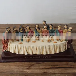 Custom Resin Religious the Lord's Last Supper Sculpture thumbnail-2