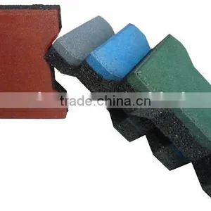 Rubber Tiles Rubber Pavers Dog Bone Pavers thumbnail-1