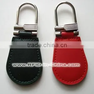 Leather and Waterproof RFID Keyfob for Access Control Systerm thumbnail-2
