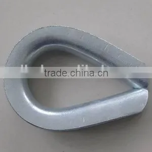 DIN6899B Electrical Galvanized Wire Rope Round Custom Thimble Clevis Price thumbnail-2