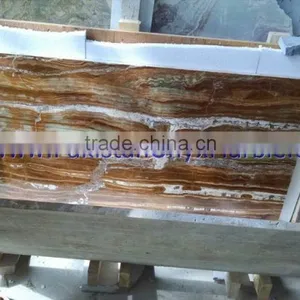 Best Quality Modern BROWN GOLDEN ONYX COUNTERTOPS thumbnail-6