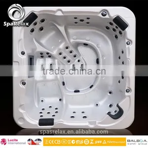 Large Leisure Bay Spas Lazy Spa Hot Tub Stainless Steel Tubs(A860) thumbnail-1