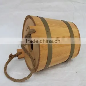 Factory Supplier for Wooden Rustic Ice Bucket With Metal Stainless Steel thumbnail-6