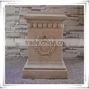 Outdoor Garden Polyresin Flower Urn With Flower Stand thumbnail-1