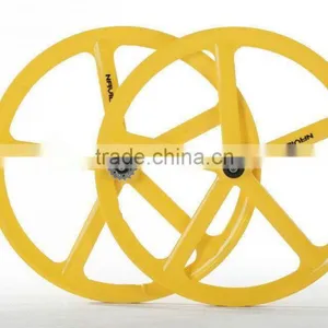 700C Lightest Strongest Magnesium Alloy Bike Wheel Can Fit Electric Motor/fixed Gear Type Hub Bike Wheel thumbnail-1