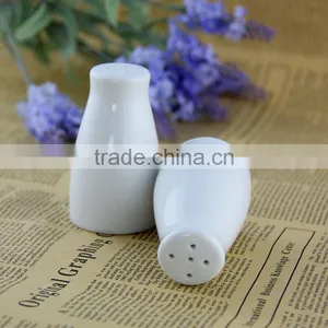Personalized Ceramic Salt and Pepper Shaker , Porcelain Salt and Pepper Shaker With Lid thumbnail-1