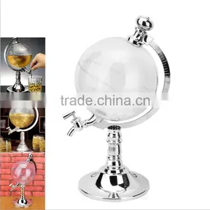 Factory Price Pour Wine Device of Tellurion Shape, Globe Pouring Appararus Wine Rack Water Dispenser Beverage Machine thumbnail-1