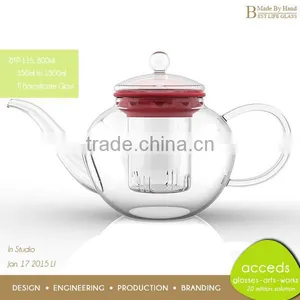 Outside Protable Borosilicate Colorful Glass Coffee Pot thumbnail-6