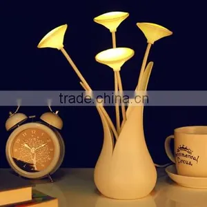 USB Flower Vase Shaped Led Motion Sensor Night Light thumbnail-5