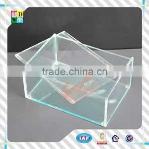 Top Quality Perspex Popular Design Acrylic Tiny Box With Lid/simple Design Acrylic Small Box for Candy Storage i China Low Price thumbnail-1