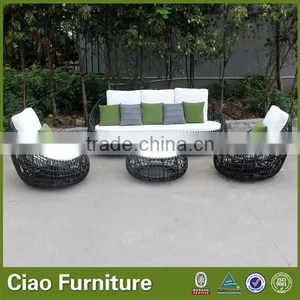 12mm Round Hillow Wicker Sofas Garden Furniture thumbnail-1