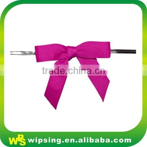 Decorative Red Polyester Grosgrain Ribbon Bow thumbnail-4