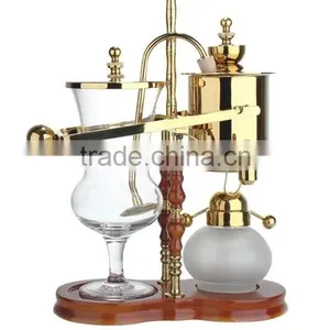 Gold Royal Balancing Belgium Syphon Coffee Maker thumbnail-1