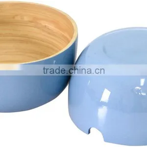 Eco-friendly Bamboo Salad Bowls, Clear Salad Bowls thumbnail-5