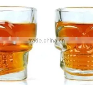 1.5 oz 50ml Wine Glass Skull Shot Glass Cup thumbnail-2