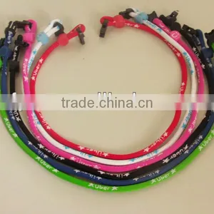 Manmade Woven Silicone Titanium Necklace Powerful Team Bracelets thumbnail-1