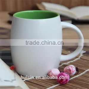 Promotional Matt Ceramic Mug With Customized Logo, Solid Color Glazed Cheap Mug thumbnail-5