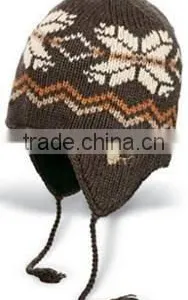 Jacquard Knitted Helmet Hat With Fleece Lining.jpg thumbnail-1