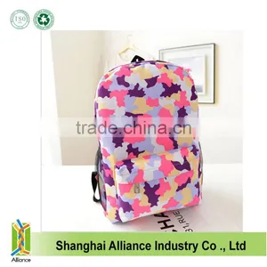 New Designed Fashion Canvas Leisure Shoulder Bag Unisex Travel Backpack Attractive Camo Schoolbag thumbnail-2