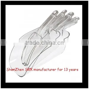 Clear Acrylic Plastic Kitchen Scoops,custom Wedding Candy Dessert Buffet Scoops,custom Plastic Ice Scoops Manufacturer thumbnail-1
