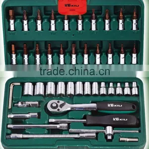 46pcs 1/4" Dr.Socket Wrench Set thumbnail-1