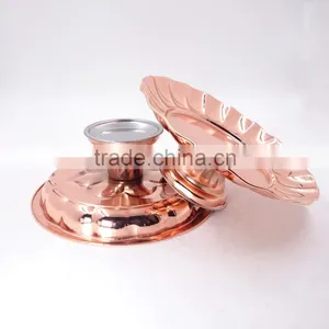 Elegant Dry Fruit Tray /Plate With Metal Base for Tableware Decoration thumbnail-6