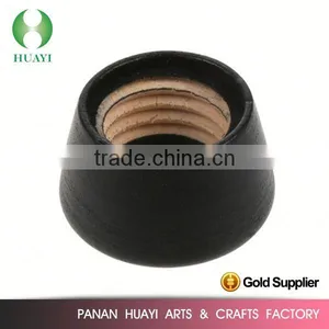 Customized 30ml 50ml 80ml Wooden Screw Perfume Cap Black thumbnail-1