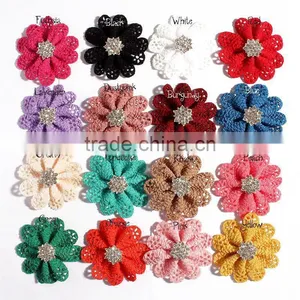Mini Cute Fabric Flower Clip for Kids Hair Accessories thumbnail-2
