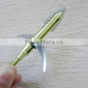 Archery Olive Green Arrow Broadheads,arrowheads for Hunting thumbnail-3