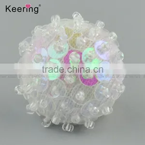 Wholesale Fashionable AB Sequin Round Decorative Button for Garments and Clothing WBKA-286 thumbnail-2