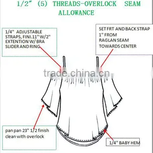 Smocked off the Shoulder With Pan Pan Trim Top thumbnail-2