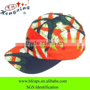 Cap Factory With Small Order Floral Cheap Custom Fashion 5 Panel Hat Print Pattern thumbnail-1