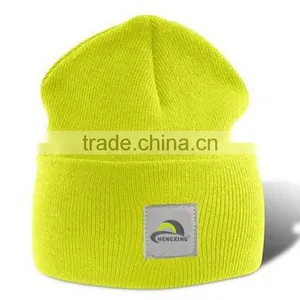 Cuff Blank Plain Ski Custom Knit Skull Beanie thumbnail-3