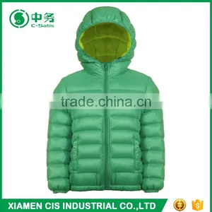 New Design Multi Color Ultra Light Hooded Unisex Children Winter Down Jacket thumbnail-3