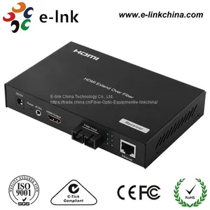 1-канальный HDMI видео + 1-канальный 10/100М Ethernet по оптическому волокну удлинитель thumbnail-4