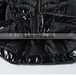 Custom 2017 Latest Fashion Western Ladies Winter Duck Down Feather Women Jackets thumbnail-6
