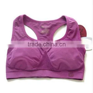 Seamless Padded Sport Bra thumbnail-1