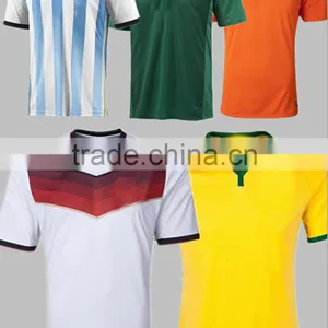 Wholesale Customized 100% Polyester High Quality Men Soccer Jersey Football Team Sets thumbnail-5