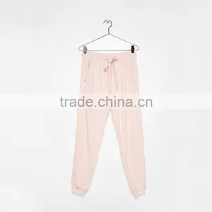 Women's Trousers With Cord Soft Loose Fit Ankle Banded Jogger Pants thumbnail-5