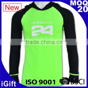 Light Weight Fashion Slim Fit Plain Hoodies no Pocket thumbnail-1
