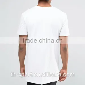 Custom Tall Tee Longline t Shirt Elongated t Shirt thumbnail-2