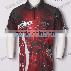 Reversible Custom Mens Cricket Darts Shirts / Dart Wear thumbnail-4