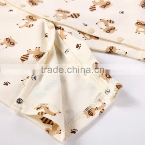 Animal Pattern Baby Infant Rompers Natural Colored Cotton Bodysuit Onesie One-piece Set thumbnail-5